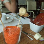 Benoit Alain Ducasse - ジャガイモとハムのフリッター、ハムの燻製