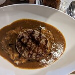 森のみみずく - 牛スジハンバーグカレー８００円