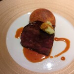 蒼 - 上田畜産 45ヶ月メス但馬玄の炭火焼き 雉子谷さんより百合根月光