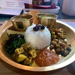 キッチン あずま - ダルバート・ベジタリアン♡