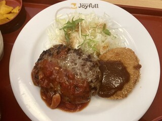 Joyfull - 火曜日、ハンバーグ＆ポテトコロッケ