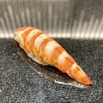 Sushi Kumakura - ⑱ 車海老（奄美大島）