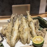 時喰み - ワカサギと舞茸