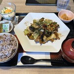 Ootoya - ■茄子と豚の味噌炒め＋ばくだん¥1,460