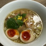 中華そば 和渦 TOKYO - 三位一体   煮卵   （煮干し×帆立×韮）