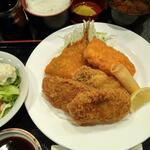 Ayama Diya - おまかせ魚フライ定食。1,200円