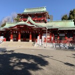 こうかいぼう - 富岡八幡宮の本殿('24/01/30)