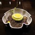 Gaggan Anand - アスパラガス、ひまわり