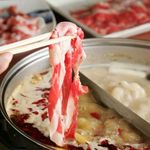 火鍋 小肥羊 - ヘルシーなラム肉。 臭みもなく新鮮です。