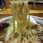 Mendokoro Hasumi - 和風醤油ラーメン・麺