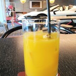 カフェレストラン ルシェッロ - ランチセットのオレンジジュース