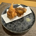 歩路庵 - フグのアラ唐揚げ(腹鰭/ウグイス)