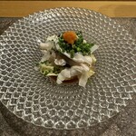 歩路庵 - フグのたたきとフグ皮