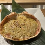 おかもと - 10.蟹味噌甲羅焼き