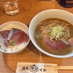 RAMEN ガモウスマイル - 氷見鰤白湯