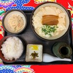 ゆし豆腐そば定食