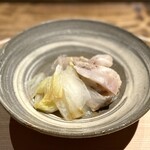 温石 - 白菜と蛤 蓮根団子鍋