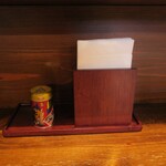 蕎麦旬菜 こすげ - 七味_紙ナプキン