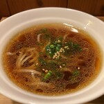 根津 焼鳥 照隅 - 比内鶏出汁醤油ラーメン