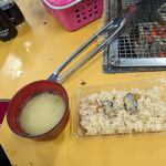 冨士丸 - 牡蠣飯と汁つき