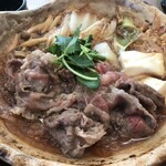 大戸屋 - 国産牛のすき鍋¥1280→¥640「定食の日(1/8)」値引により半額