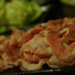 鶏鍋居酒屋 蝦蟇金 - 豚しゃぶ、塩キャベツ