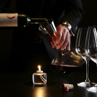 ソムリエ厳選のワインが楽しめる