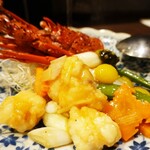 口福菜 亀吉 - 伊勢海老の塩炒め