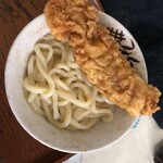 やましょう - うどん中　ゲソ天