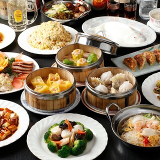 140種類の本格中華が食べ放題！お手軽～豪華なコースも豊富◎