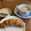 澤田珈琲 - クロワッサン　カフェラテ　ラスク