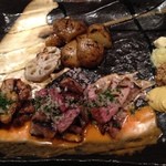 グリエ ジョー - お肉のグリエ♪しゃも、黒毛和牛に金華豚～☆