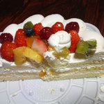 たるみ製菓 - 断面