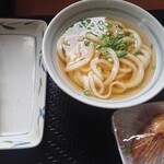 香川屋 - かけうどん小、磯部いか天、いなり(*´ω｀*)