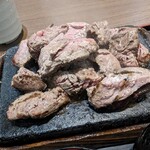 感動の肉と米 - 中々のボリュームです(*^^*)