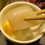 池袋 すし 福寿 - 帆立の柚子味噌。