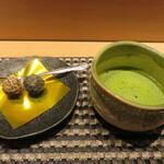 池袋 すし 福寿 - 甘味と抹茶。