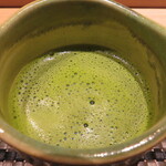 池袋 すし 福寿 - 抹茶。