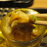 Ikebukuro Sushi Fukuju - 生湯葉の雲丹味噌和え。