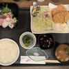 いちりづか - 本日の気まぐれ定食 1200円 (ミニチキンカツとお造りの定食。数量限定)
2024年1月31日