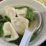 華龍飯店 - 【2024.1.31(水)】中華丼と水餃子スープのセット（並盛）980円の水餃子