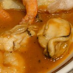 Rojiura Curry SAMURAI. - 牡蠣は、ちょっと残念なサイズ。