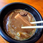 麺処 ajito - 「濃厚豚骨魚介つけ麺」④