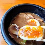 麺処 ajito - 「濃厚豚骨魚介つけ麺」③