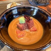 江戸前晋作 - 〆の漬け鮪茶漬け