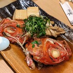 鮮魚 天ぷら すしつま - 本日のあら焚き 金目鯛