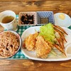 たんぽぽ - ギョーザ定食＋ひじき