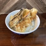 喉越しの蕎麦晴朗 - イカ天丼