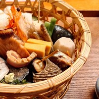 赤坂とゝや魚新 - 炭籠弁当:鰯生姜煮、里芋、高野豆腐、鰯生姜煮、隠元