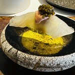 ラ・ヴァガボンド - カワハギのお鮨
